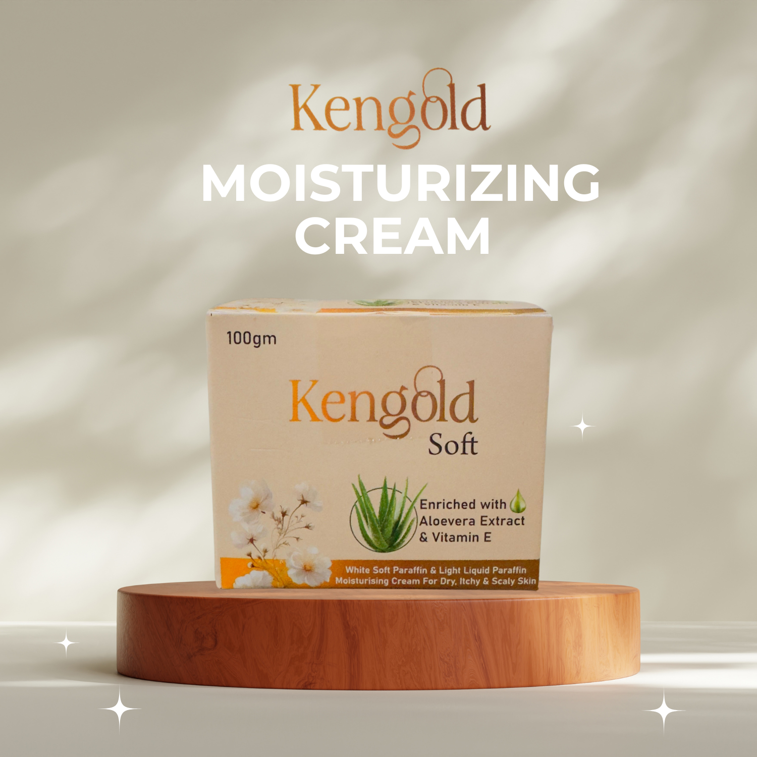 Kengold Soft Moisturizing Cream with Aloe Vera & Vitamin E