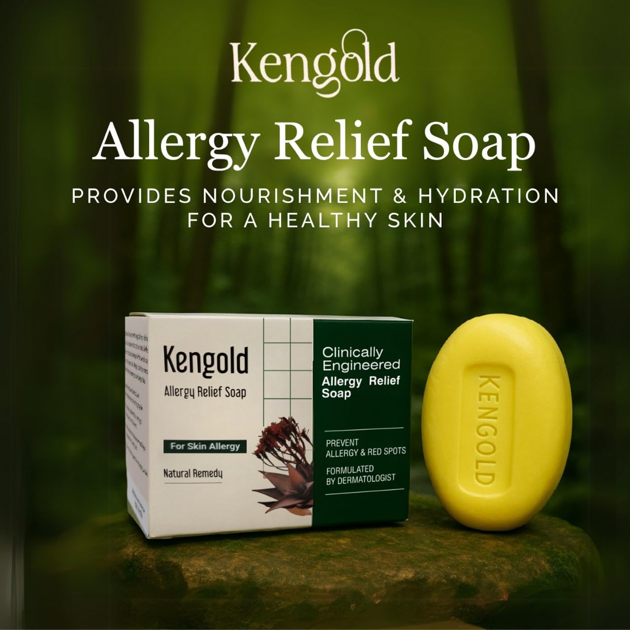 Ayurvedic Natural Allergy Relief Soap | Men & Women