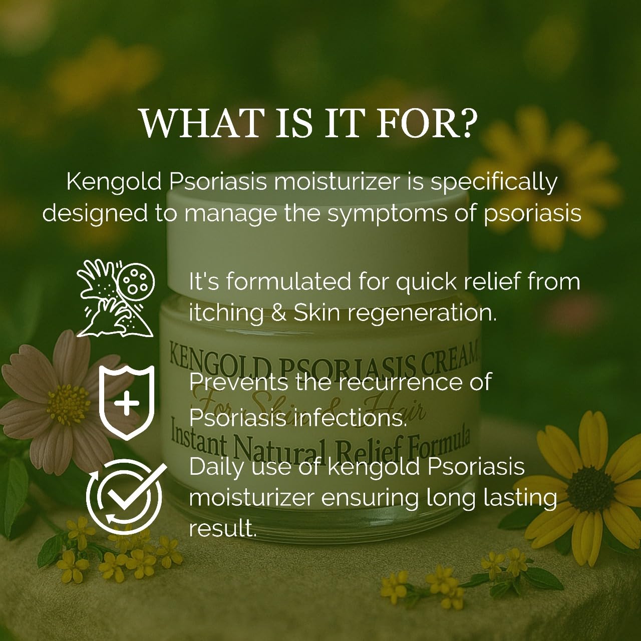 Psoriasis Skin & Hair cream | Enriched with herbal extracts and essential oils