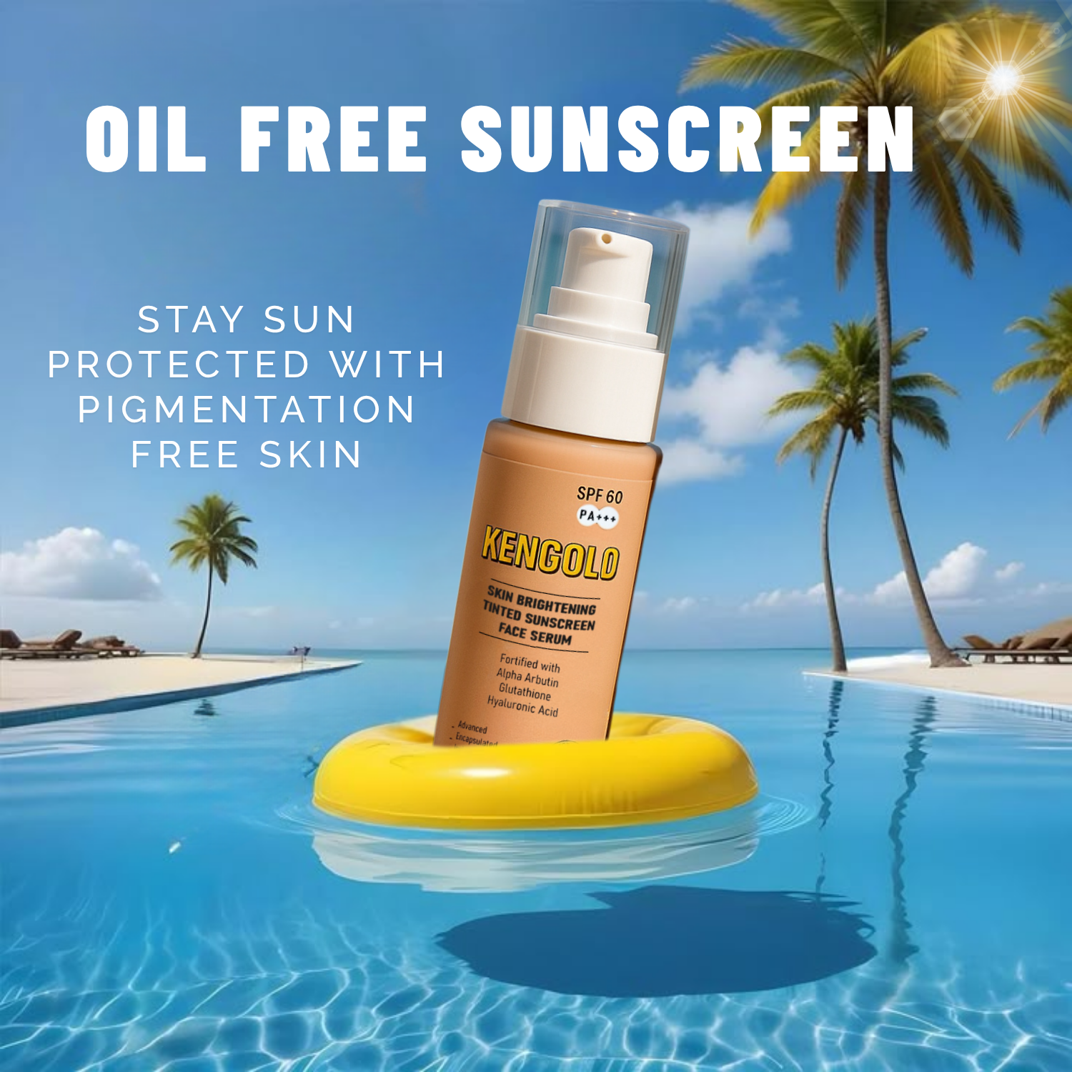 Tinted Sunscreen Serum for All Skin Types SPF 60 PA++++