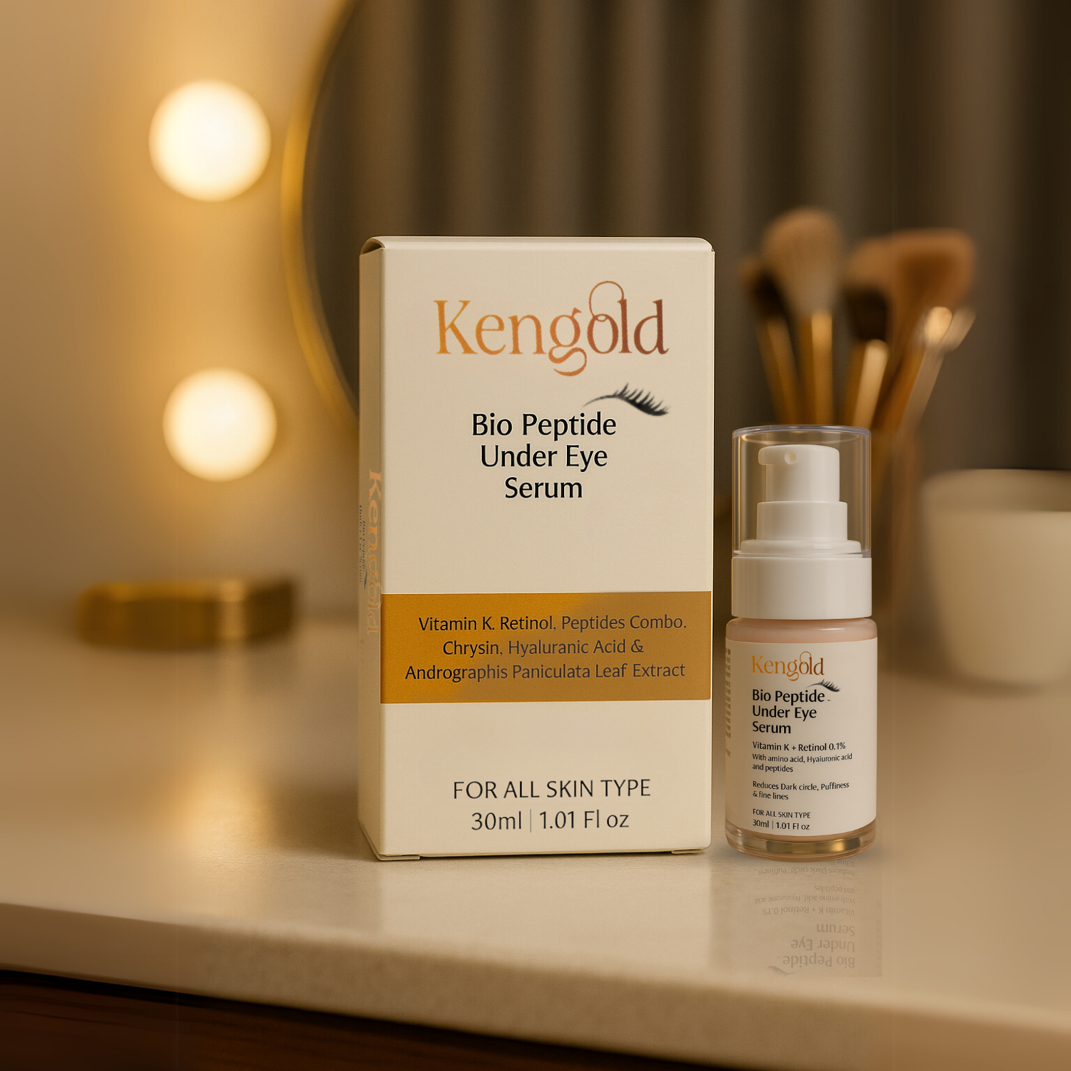 Bio-Peptide Under Eye Serum for Dark Circles for Women and Men