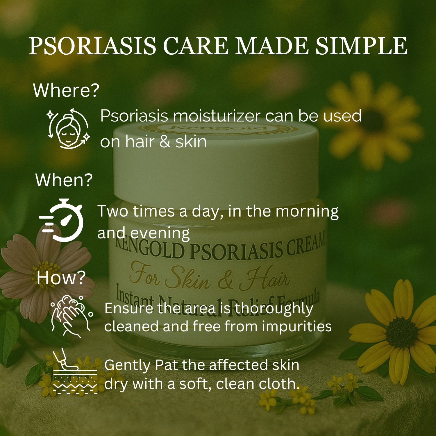 Psoriasis Skin & Hair cream
