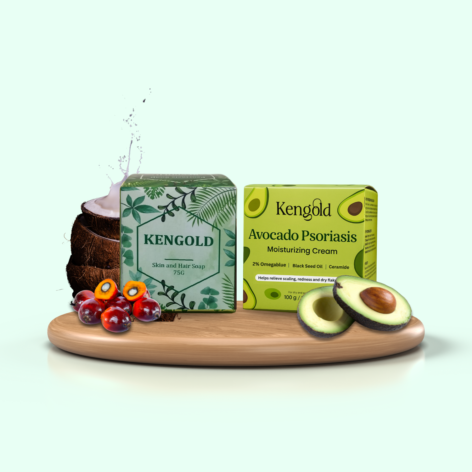 Psoriasis Skin & Hair Soap+Cream |Pain Relief With Natural Ingredients