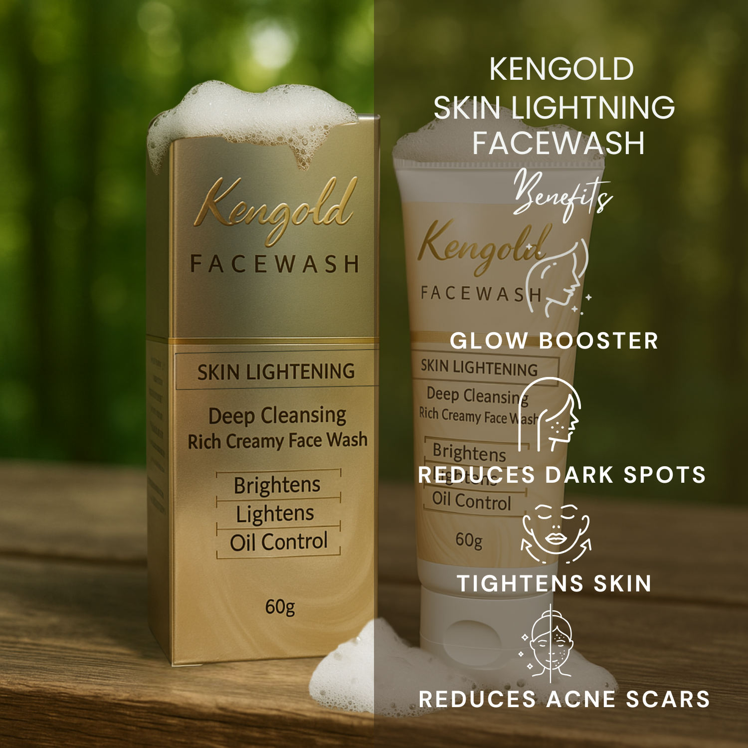 DeTan Skin Lightening Facewash