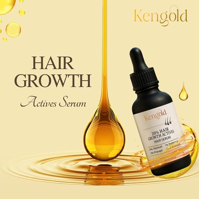 20% Actives Peptide Stem Cell Hair Growth Serum for All
