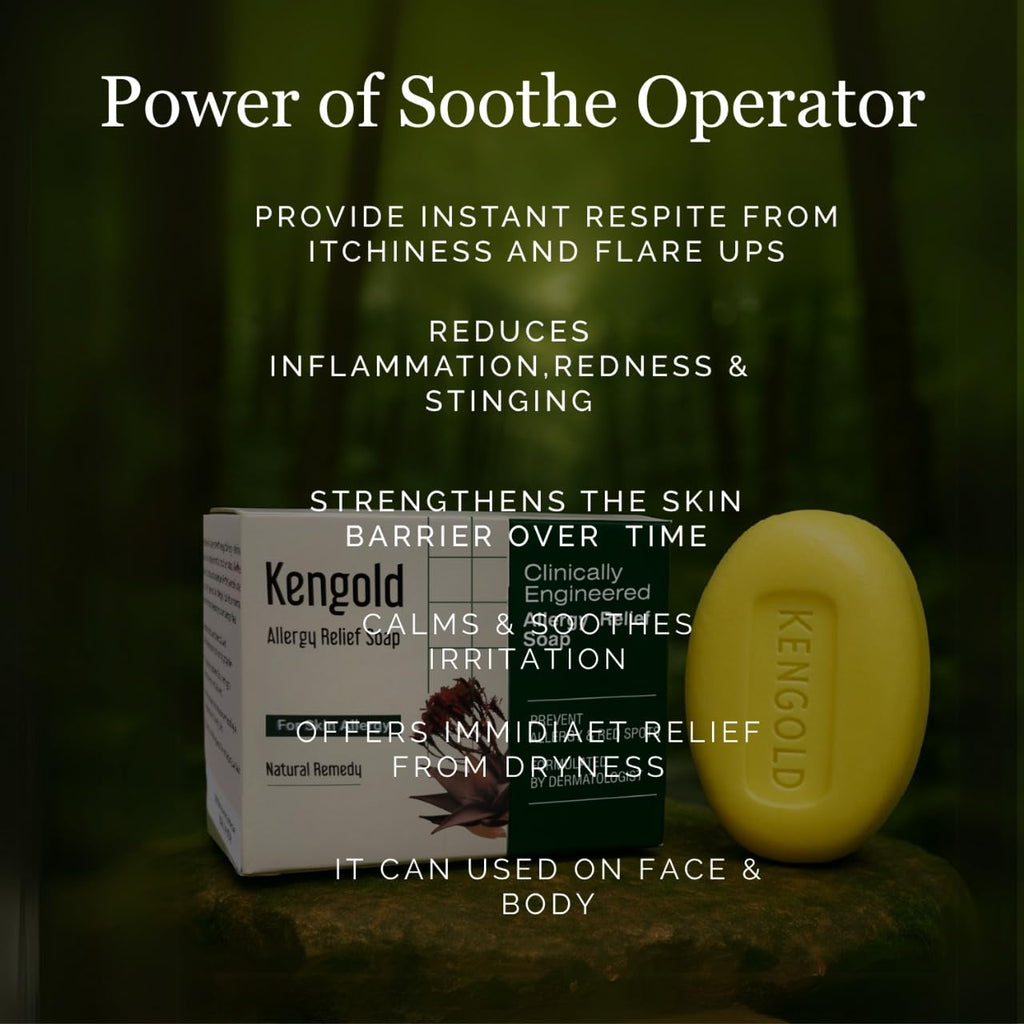 Ayurvedic Natural Allergy Relief Soap | Men & Women