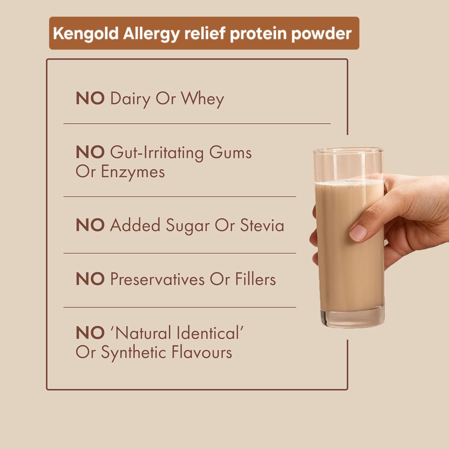 KENGOLD Ayurvedic Allergy Relief Protein Powder. (200 Gm)