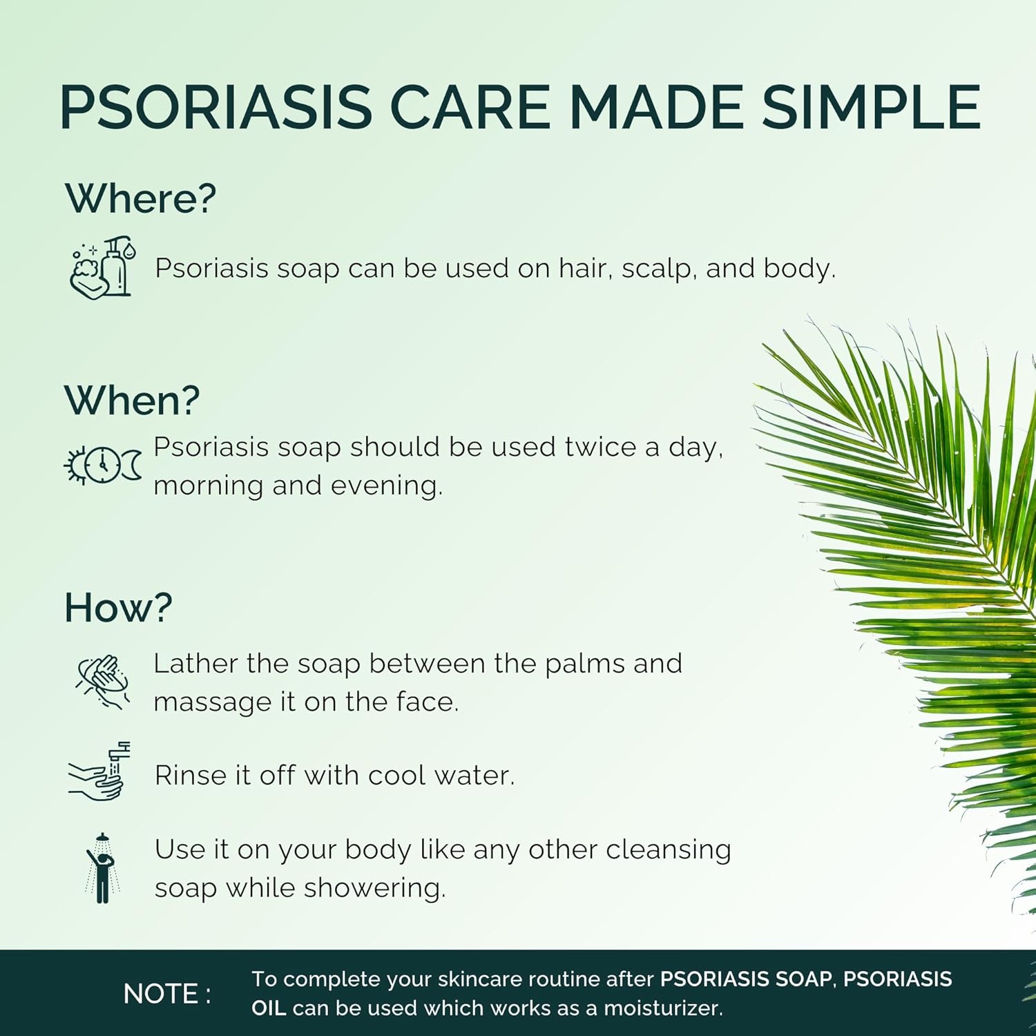 Psoriasis Skin & Hair Soap | Purify Skin | Pain Relief With Natural Ingredients