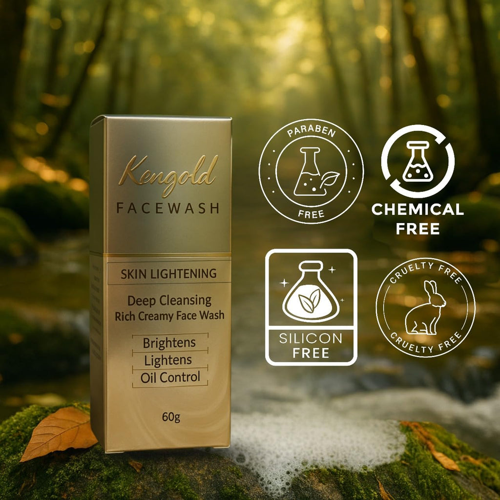KENGOLD Glutathione DeTan Skin Lightening Facewash.