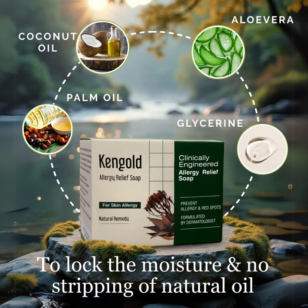 Ayurvedic Natural Allergy Relief Soap | Men & Women