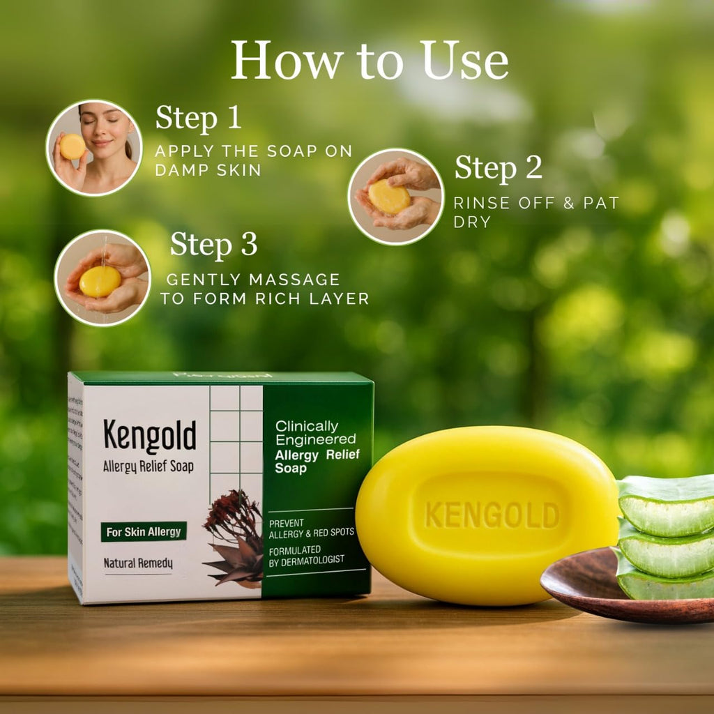 Ayurvedic Natural Allergy Relief Soap | Men & Women