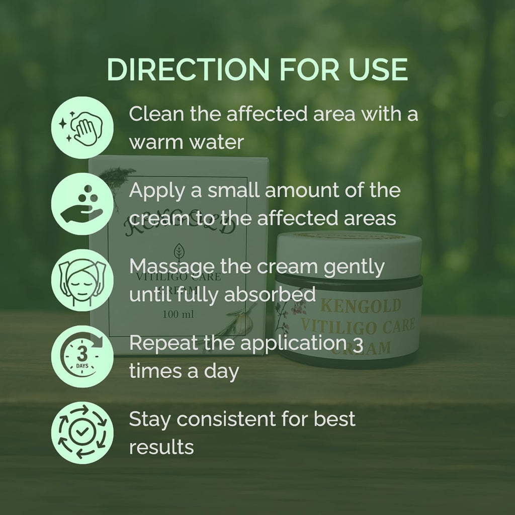 Natural Ayurvedic Vitiligo care cream | Men & Women