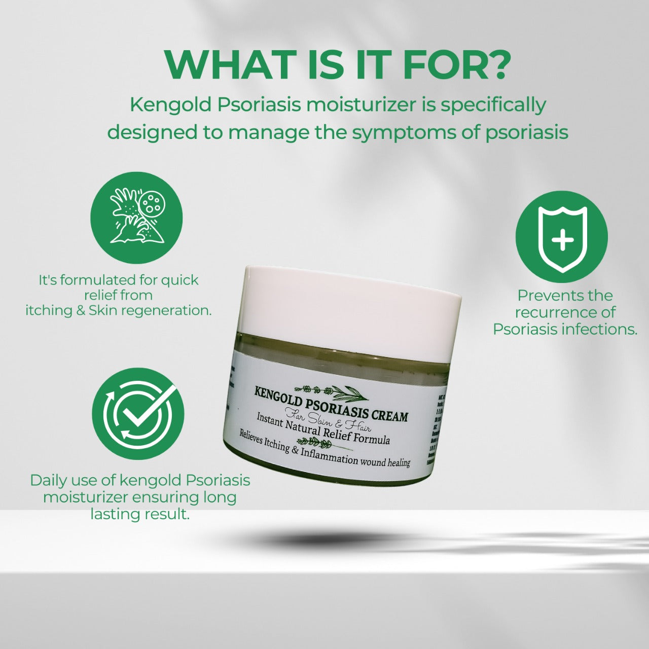 Psoriasis Skin & Hair cream |  Enriched with herbal extracts and essential oils